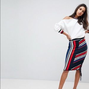 NWT Gigi Hadid x Tommy Hilfiger Cold Shoulder Top
